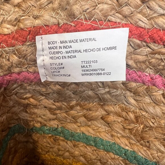 Perfect Beach Bag With Pink Straps - Picture 3 of 4